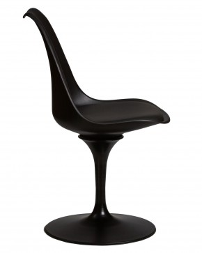 Стул обеденный DOBRIN TULIP, черное основание, цвет черный (B-03) в Лесном - lesnoy.ok-mebel.com | фото 3