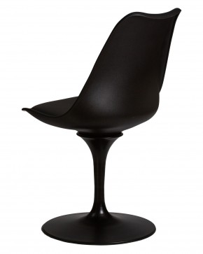 Стул обеденный DOBRIN TULIP, черное основание, цвет черный (B-03) в Лесном - lesnoy.ok-mebel.com | фото 4