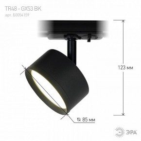 Светильник на штанге Эра  TR48 - GX53 BK в Лесном - lesnoy.ok-mebel.com | фото 7