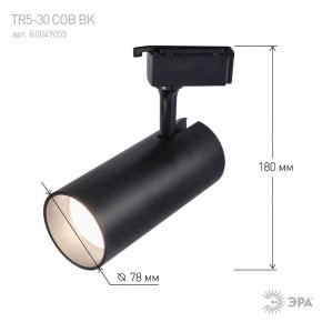 Светильник на штанге Эра  TR5-30 COB BK в Лесном - lesnoy.ok-mebel.com | фото 5