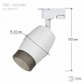 Светильник на штанге Эра  TR51 - GU10 WH в Лесном - lesnoy.ok-mebel.com | фото 4