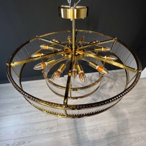 Светильник на штанге Imperiumloft RH Marais Round Chandelier 40,2668 в Лесном - lesnoy.ok-mebel.com | фото 8