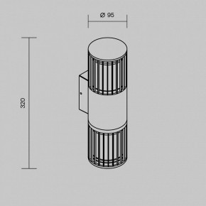 Светильник на штанге Maytoni Alura O492WL-02GF в Лесном - lesnoy.ok-mebel.com | фото 5