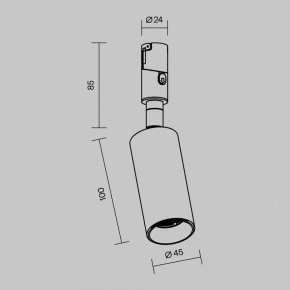 Светильник на штанге Maytoni Focus Led TR201-1-10W3K-M-B в Лесном - lesnoy.ok-mebel.com | фото 7