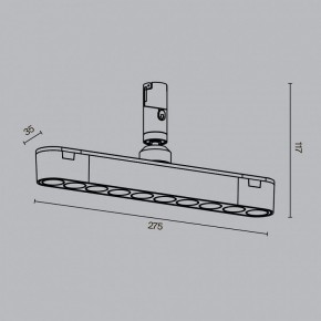 Светильник на штанге Maytoni Points Rot TR203-1-10W3K-S-B в Лесном - lesnoy.ok-mebel.com | фото 8