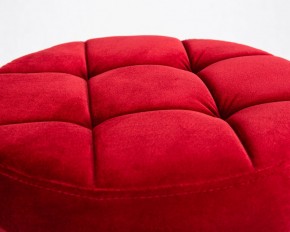 Табурет барный DOBRIN BRUNO BLACK, бордо велюр (MJ9-43) в Лесном - lesnoy.ok-mebel.com | фото 2