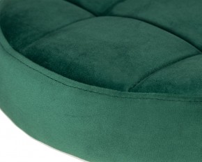 Табурет барный DOBRIN BRUNO GOLD, зеленый велюр (MJ9-88) в Лесном - lesnoy.ok-mebel.com | фото 2
