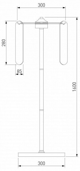 Торшер Eurosvet Claire 01171/3 золото в Лесном - lesnoy.ok-mebel.com | фото 3