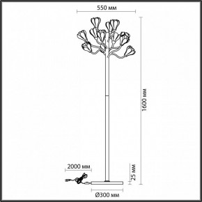 Торшер Odeon Light Gardi 5090/12F в Лесном - lesnoy.ok-mebel.com | фото 5