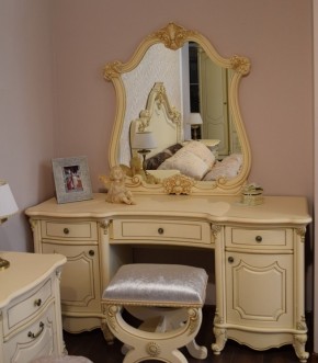 Туалетный стол + Зеркало Мона Лиза (крем) в Лесном - lesnoy.ok-mebel.com | фото 6