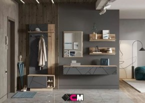 Тумба Даллас ТБ-03 Дуб каньон/софт графит в Лесном - lesnoy.ok-mebel.com | фото 3