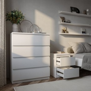 Тумба МАЛЬТА с двумя выдвижными ящиками, цвет белый в Лесном - lesnoy.ok-mebel.com | фото 4
