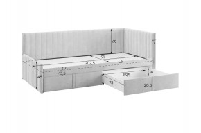 ТВИКС Кровать (тахта) с ящиками 900 в Лесном - lesnoy.ok-mebel.com | фото 3