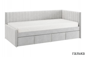 ТВИКС Кровать (тахта) с ящиками 900 (галька) в Лесном - lesnoy.ok-mebel.com | фото
