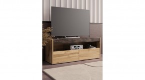 ВЕГАС Тумба ТВ (Дуб Вотан/Ателье темный​​​​​​​) в Лесном - lesnoy.ok-mebel.com | фото