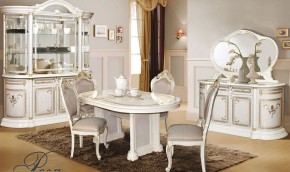 Витрина 2-х дверная (01.322) Роза (беж) в Лесном - lesnoy.ok-mebel.com | фото 2
