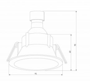 Встраиваемый светильник Elektrostandard Side 25059/01 в Лесном - lesnoy.ok-mebel.com | фото 6