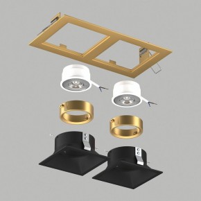 Встраиваемый светильник Lightstar Domino D5230707GMOD в Лесном - lesnoy.ok-mebel.com | фото 2