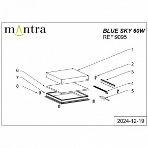 Встраиваемый светильник Mantra Blue Sky 9095 в Лесном - lesnoy.ok-mebel.com | фото 5
