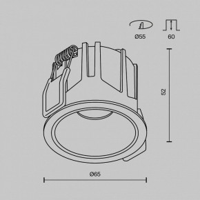 Встраиваемый светильник Maytoni Alfa LED DL043-01-10W4K-RD-W-1 в Лесном - lesnoy.ok-mebel.com | фото 10