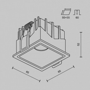 Встраиваемый светильник Maytoni Alfa LED DL043-01-10W4K-SQ-B-1 в Лесном - lesnoy.ok-mebel.com | фото 11