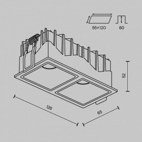 Встраиваемый светильник Maytoni Alfa LED DL043-02-10W3K-SQ-W-1 в Лесном - lesnoy.ok-mebel.com | фото 10