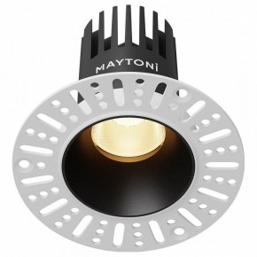 Встраиваемый светильник Maytoni Dip DL119-10W-2.7K-TRS-B в Лесном - lesnoy.ok-mebel.com | фото