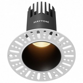 Встраиваемый светильник Maytoni Dip DL120-10W-2.7K-TRS-B в Лесном - lesnoy.ok-mebel.com | фото