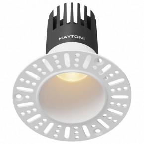 Встраиваемый светильник Maytoni Dip DL120-10W-2.7K-TRS-W в Лесном - lesnoy.ok-mebel.com | фото
