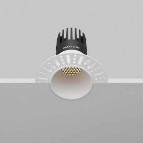 Встраиваемый светильник Maytoni Dip DL120-10W-2.7K-TRS-W в Лесном - lesnoy.ok-mebel.com | фото 8