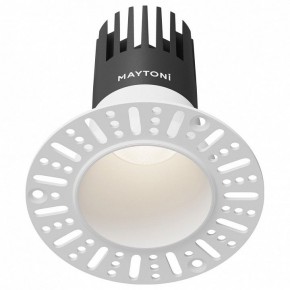 Встраиваемый светильник Maytoni Dip DL120-10W-4K-TRS-W в Лесном - lesnoy.ok-mebel.com | фото