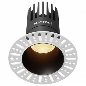 Встраиваемый светильник Maytoni Dip DL122-15W-2.7K-TRS-B в Лесном - lesnoy.ok-mebel.com | фото