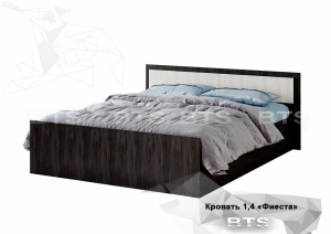 "Фиеста" кровать 1,4м LIGHT в Лесном - lesnoy.ok-mebel.com | фото 2