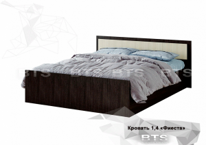"Фиеста" кровать 1,4м LIGHT в Лесном - lesnoy.ok-mebel.com | фото 1