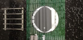Зеркало Канберра 700х700 с подсветкой Sansa (GL7032Z) в Лесном - lesnoy.ok-mebel.com | фото 7