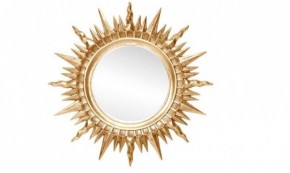 Зеркало круглое золото (1810(1) в Лесном - lesnoy.ok-mebel.com | фото