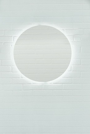 Зеркало Moon 72 white с подсветкой Sansa (SMo1046Z) в Лесном - lesnoy.ok-mebel.com | фото 3