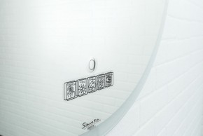 Зеркало Moon 72 white с подсветкой Sansa (SMo1046Z) в Лесном - lesnoy.ok-mebel.com | фото 4