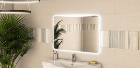 Зеркало Токио 1000х700 с подсветкой Домино (GL7030Z) в Лесном - lesnoy.ok-mebel.com | фото 7